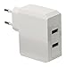 Produktbild Eurosell - Highend Universal Doppel USB Ladegerät - Steckernetzteil Netzteil 2fach 2er USB Stromversorgung - 2 - Ausgänge 3.4 A USB - EU DE weiß für iphone smartphone ipod navi tablet ipad