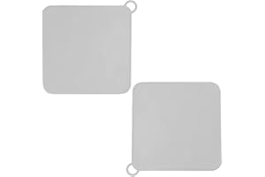 AEUEZXX Protector de Drenaje, 2 Pcs 15*15cm Tapón de Silicona, Cubierta de Desagüe de Piso, Almohadilla Desodorante, Cubierta de Ducha Universal