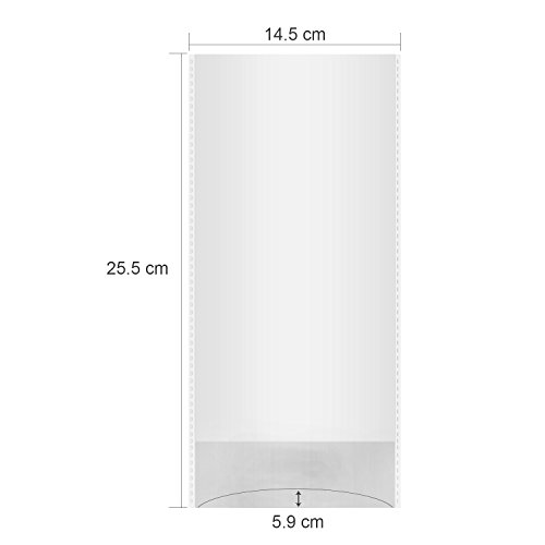 Outus 100 Stück 5,7 x 10 Zoll Klare Cellophan Taschen OPP Taschen Block Boden Kunststoff Taschen Behandeln Taschen für Cookie, Bäckerei, Süßigkeiten, Geschenk - 2