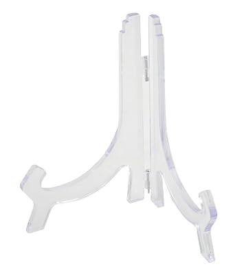 Metaltex 299118 Porte Assiette Chevalet Acrylique Multicolore 28 x 18 x 18 cm