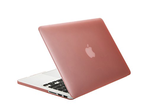 MacBook Pro 15 Retina Hülle, iNeseon Ultra Slim Plastik Leichte Hartschale Tasche Cover Case Schutzhülle für Apple MacBook Pro 15″ 15.4″zoll mit Retina Display Modell:A1398(Pink) - 4