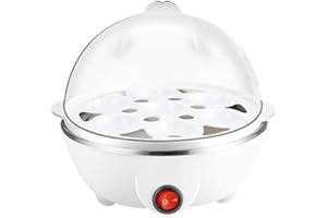 Bumdenuu Hervidor EléCtrico para Huevos Hervidos, Hervidor, Calentador RáPido, Acero Inoxidable, Olla Al Vapor, para Cocinar, Enchufe de la UE