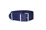 Oslo Uhrenarmband - HORWOOD 20mm NATO-Band Nylon Blau Uhrenarmband