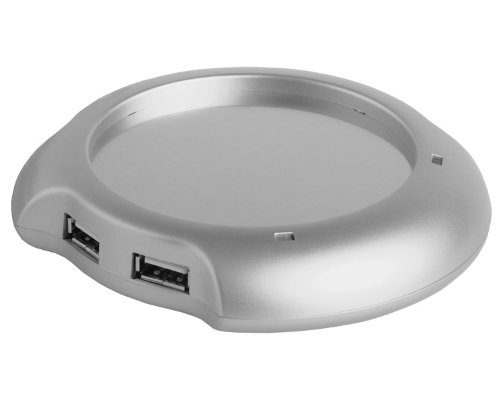GreatGadgets 3022 USB Tassenwärmer mit 4fach Hub - 3