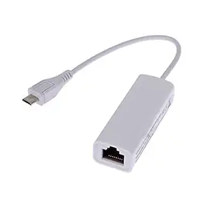 Caxico Micro USB 2.0 5 Pin to Ethernet 10 100 m RJ45 Network LAN Adapter Card for Tablet