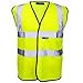 Produktbild Guilty Gadgets® – gelb Hi Vis Viz Sichtbarkeit Weste Weste Jacke Sicherheit EN471 Standard Arbeit Größe M Medium