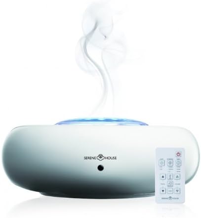 DONUT-AROMA DIFFUSER - Made from Porcelain and Glass ,Ultrasonic with colour changing light mode, Aromatic Ioniser