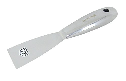 Spachtel ganz aus Edelstahl rostfrei 30 50 100 125mm Malerspachtel Stielspachtel Schaber #151800-S2467 - 3