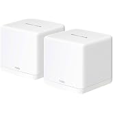 Mercusys Halo H60X 2-pack, AX1500Mbps, Dual-Band, Gigabit Portları, 100'e Kadar Cihaz Bağlanabilir, 350 m&sup2;'ye Kadar Kapsama, 