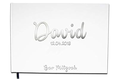 Uttscheid - Livre d'or Anniversaire Retraite Baptême Bar Mitzvah Personnalisé -100 Pages - Blanc Pur