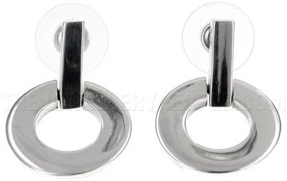 Polo Bar Silver Earrings