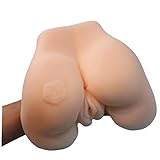 HUIJIAN Weibliche Pflaumendesign Doppelkanal TPR Medizinische Umwelt Weiche Silikon 3D Umgeben Partikel Super Super Elastisch 24.5 * 20.5 * 4.7cm (Farbe : Flesh, größe : 24.5 * 20.5cm)