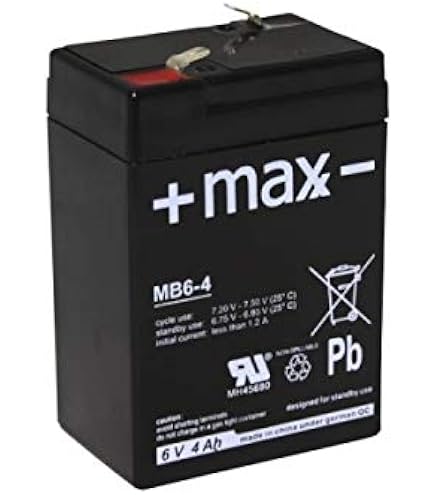 6V 5Ah F1 AGM Replacement Battery - Compatible With Multiple Models
