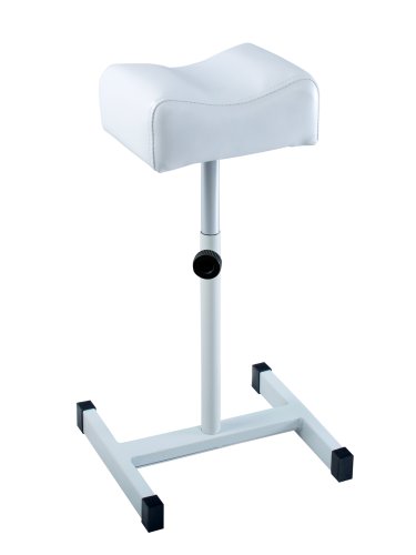 White Adjustable Pedicure Manicure Tattoo Foot Arm Leg Rest Telescopic Stool