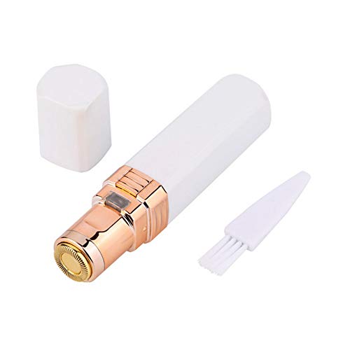 Rasoir Pour Femme Indolore pour le Visage pour Femmes Filles Visage Fuzz de pêche lèvre Supérieure Menton Rasoir électrique Batterie pour Femmes