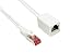 Produktbild Good Connections Cat.6 Ethernet LAN Patchkabel-Verlängerung mit Rastnasenschutz RNS, S/FTP, PiMF, PVC, 250MHz, OFC, CU - Gigabit-fähig (10/100/1000-Base-T Ethernet Netzwerke) - weiß, 1 m
