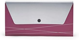 odefc Small Folder Package Bill Holder Receipt Organ Bag 13 Wallet Wallet ( Color : Rose red , Size : *9 )