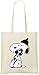 Produktbild Glücklicher Hund mit Shroom - Happy Dog With Shroom Custom Printed Grocery Tote Bag - 100% Soft Cotton - Eco-Friendly & Stylish Handbag For Everyday Use - Custom Shoulder Bags