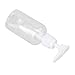 White 75ml Perfume Shampoo Lotion Liquid Cosmetic Clear Plastic Pressed Pump Spray Bottle Pack of 8