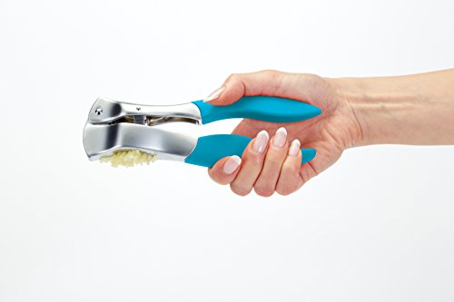 Kitchen Craft Colourworks Knoblauchpresse, blau - 2