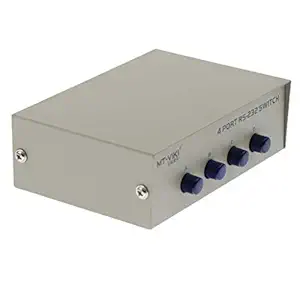 IVELECT DB 9 Pin Male Female Connector Serial 4 Port RS232 Data Sharing Switch