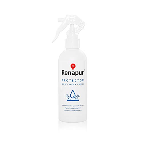 Renapur Protector para Ante y Tela 250ml: Impermeabiliza y Protege el Ante, Nobuck, Tela, algodón, Zapatos, Zapatillas, Botas y Mucho más