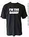 Produktbild Nappy Head I'm The Daddy ("Ich bin hier der Boss") T-Shirt - Cooles neues Geschenk für Väter, schwarz, XL