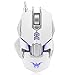 Produktbild PC-Gaming-Maus Laptop USB, 7-Tasten 4-Farb-LED-Licht 4 * 4G Gewicht Einstellbar Gewicht, Ergonomische Schwarz,White