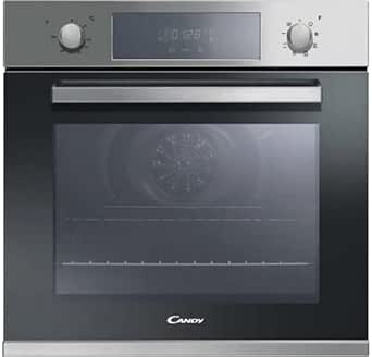 Candy FCP605X/E Forno Elettrico da Incasso, Ventilato, Capacità 65 Litri,  Funzione Pizza, 8 Programmi, 56.8x59.5x59.5 cm, Inox, Classe A+ :  Amazon.it: Grandi elettrodomestici