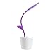 Produktbild LED Desk Lamp Light,USB LED Light Table Lamp Table Office Lamp Touch Control Eye Protection Desk Lamp LED Bedroom Table Lamp for Reading 3 Mode 360°Adjustalbe with Pen Holder Bud-Purple EL9