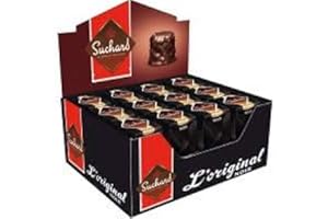 Caja De 24 Rocas Suchard De Chocolate Negro - Producto De Calidad Fabricado En Francia - Idea De Regalo Para Toda La Familia, por Navidad, Pascua de Resurrección, Cumpleaños O Día De San Valentín