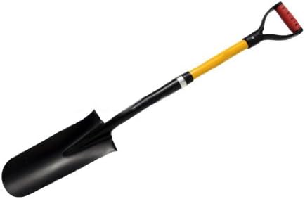 Narrow Headed Drain and post hole spade. Fibreglass Light weight Handle