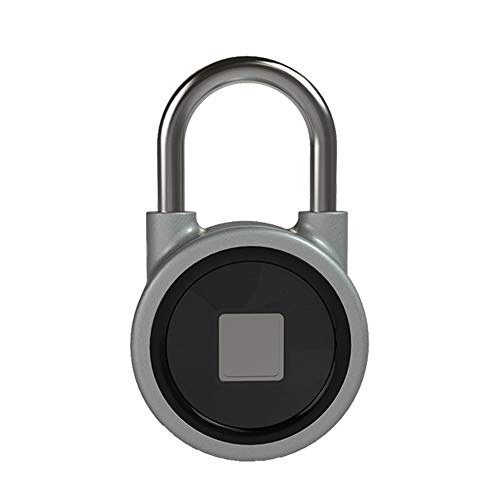 Preisvergleich Produktbild Fingerabdruckschloss, Bluetooth IP65 Wasserdichtes Sicherheitsschloss mit Bluetooth-Diebstahlsicherungsschloss für Geldbörse, Tasche, Fitnessstudio, Fahrrad, fähig