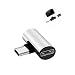 Produktbild LayOPO Type C Adapter für Xiaomi 6 / 6X / MIX2 / MIX2 / Note3 / Huawei Mate10 / P20, Typ C auf 3,5 mm Audio AUX Klinken-Adapter unterstützt HiFi-Klangqualität
