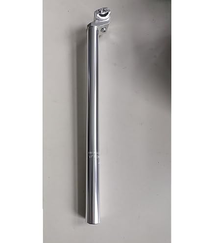 Kalloy UNO Aluminium Sattelstütze Patent Fahrrad , Länge 400 mm, Silber, Verschiedene Durchmessrer (26,8mm) Sport & Freizeit