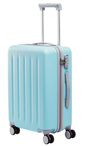 90FUN Valise légère à Fermeture à glissière | Bagage Rigide avec Cadenas TSA | 55,5 x 37,5 x 22,3 cm I Taille S Turqouise