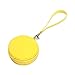 Produktbild tankerstreet Portemonnaie Staubbeutel für Frauen Mädchen Kinder Damen Gummi, Silikon Small Coin Geldbörse Runde Münze Beutel Staubbeutel Fall Kunststoff,, doppelseitig Make-up Schlüssel Fall Geldbörse Taschen Halter mit Schlüsselanhänger Loop (gelb)