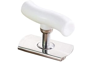 CHUANGOU Apriscatole Risparmio di Lavoro Apri di Vetro Artrite Coperchio Apribottiglie Strumento di Apri Coperchio a Vite (1 pz, Bianco)