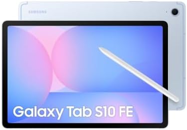 Samsung Galaxy Tab S10 FE, 3 anni di garanzia, Android Tablet, Display 10.9" LCD, Wifi, RAM 8GB, 128GB, 8.000 mAh, S Pen, Android 15, IP68, Blue [Versione italiana]