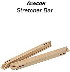 Toucan Professional Oil Painting Pine Wood Canvas stretcher bar/ Canvas Frames In All Sizes 38MM, With Free Wedges Standard Size Deep Edge 100% Knot Free for Artist Gallery & Giclee Prints Complete Sold by Pairs Set Of 2 DIY. (38"(97cm))