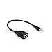 Produktbild Togames-DE Car mp3 Adapter Cable USB Female to 3.5MM U Disk Connection 12V car CD Machine aux car Audio Cable