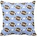 Produktbild Baby Blue Football, White Polka Dots.gif Pillow case2222