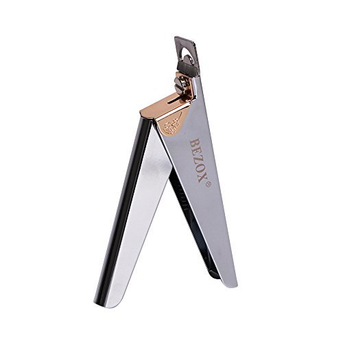 BEZOX False Nail Cutter Acrylic Nail Tips Clippers / Edge Cutter - Stainless Steel Nail Art Tool