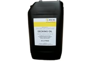 RYE OIL LTD Decking Oil 20 Litre 20l Clear Matt Softwood Decking Oil Treatment