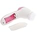 PIXNOR P2016 Portable 7-in-1 Electric Beauty Care Massager Facial Massager Cleaner (Rosy)