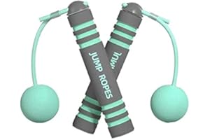 eBoutik - Ropeless Skipping Balls for Fitness Workout - Adjustable Tangle-free Weighted Jump handles