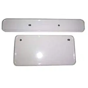 Ramanta Bike Number Plate Standard Size Compatible for All Motorbikes and Scooty - Set of 2 (Front - Rear)