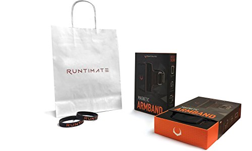 Runtimate Fascia da Braccio Magnetica Porta Smartphone Fino a 5.5