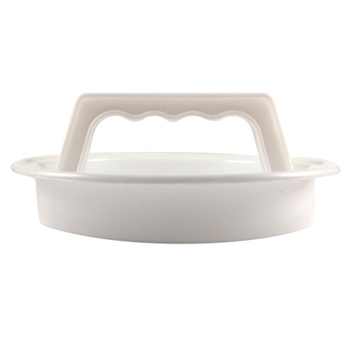 Hamburgerpresse für leckere hausgemachte Cheeseburger zum Grillen oder Braten 11 cm gross – die Antihaft XXL Burgerpresse aus Kunststoff für perfekte Pattys - 3