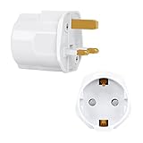 Incutex 1x Adaptateur de Voyage UK, GB,...